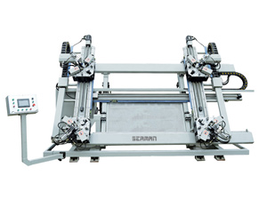 鋁門窗數(shù)控四頭組角機 LZ JJ4-CNC-100×1800×3000